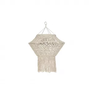 Pantalla macramé natural 90 cm