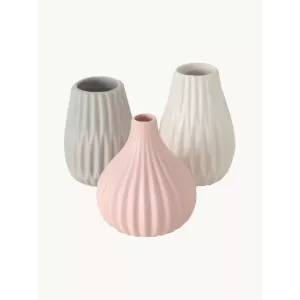 Set de jarrones pequeños en gres Wilma, 3  uds.