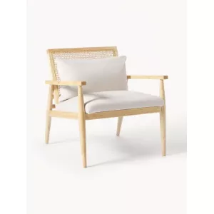 Sillón de madera de caucho Manuell