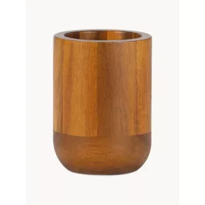 Vaso cepillo de dientes de madera de acacia Theodore