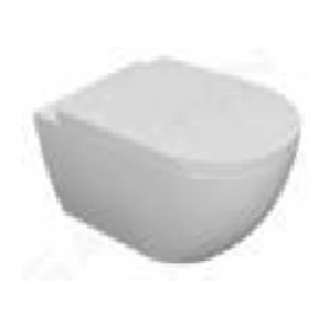 kielle Oudee - Inodoro suspendido con asiento SoftClose, Rimless,