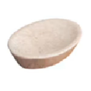 Jabonera de mármol crema