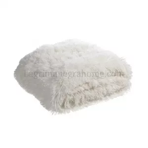 Manta de Pelo Largo “Blanca”