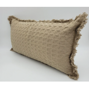 Cojin lino panal 30x60