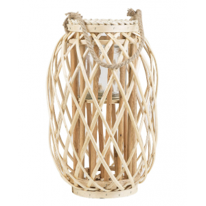 Linterna marrón claro 40 cm MAURITIUS