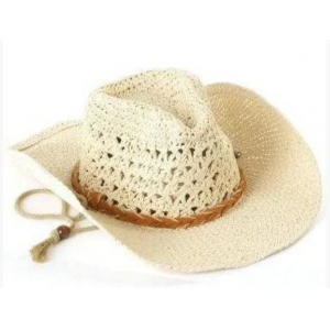 Sombrero de paja campestre para mujer