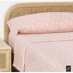 JUEGO DE SÁBANAS CORALINA ANEKA ROSA PALO