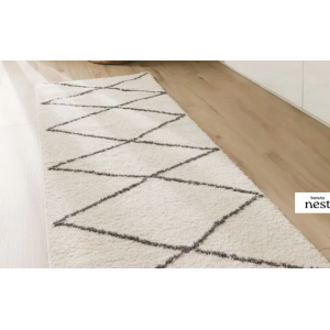 Alfombra de pasillo Benno Crema