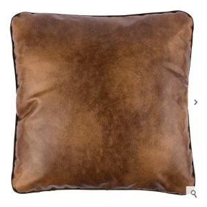 Cojín Bristol, Marrón oscuro, 43 x 43 cm, 100% poliéster