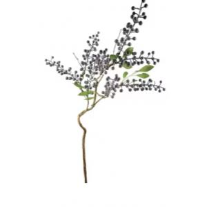 Rama de bayas artificiales azules h70