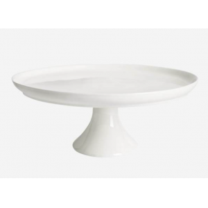 SOPORTE PARA POSTRES 27CM DE PORCELANA BLANCA