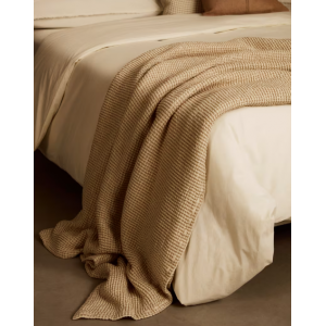 SENARA QUILT 100% COTTON IN BEIGE FOR 150/160 CM BED