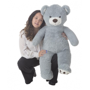 OSO DE PELUCHE GIGANTE JAS 100CM GRIS