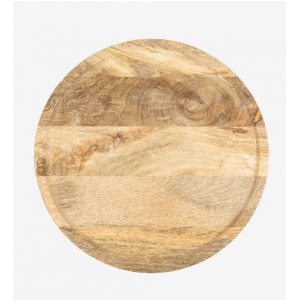 CENTRO DE MESA DE MADERA DE TECA Ø28CM