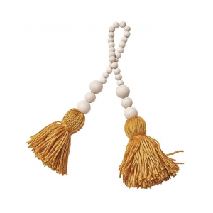 1 GUIRNALDA DE CUENTAS DE MADERA. ALLINLESS