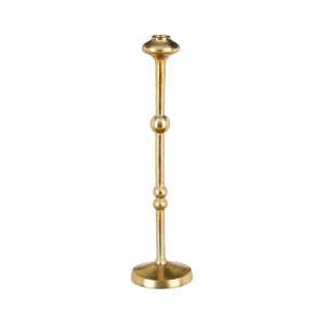 Canto - Candelabro de aluminio dorado alt. 40