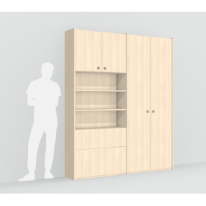 Estantería de madera