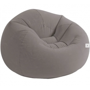 Sillón hinchable Beanless gris 114x114x71 cm INTEX
