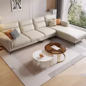 Woonkamer Banken-sofás de cuero reclinables para sala de estar