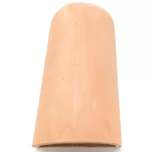 Aplique de pared TEJA NUEVO CERRADO ARRIBA para colgar barro natural 30 x18 cm