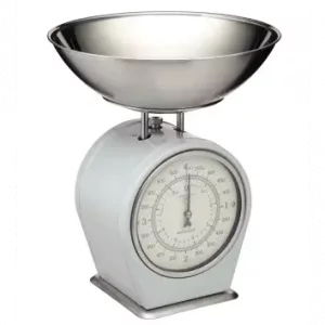 Balanzas mecánicas estilo vintage de acero gris