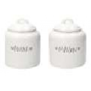 Bote Con Tapa 1600 Cc Amour Gres Blanco