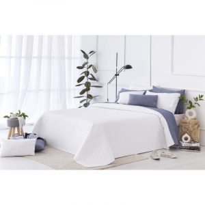 Colcha boutí Fina con diseño piqué, para Primavera, Verano, otoño e Invierno.