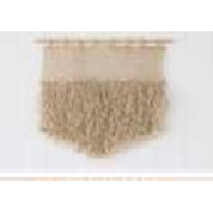 Colgante de pared con flecos de yute - 45x65cm