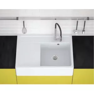 Fregadero Blanco Alabastro 1 seno EWIT