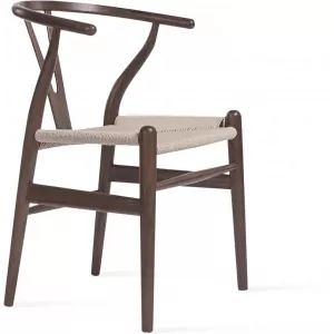 Silla Wishbone (Y) - CH24 - Walnut Stain/Natural