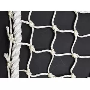 Red de seguridad - Protege contra las caídas de altura - Blanco - Malla de 50 mm - Por encargo