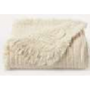 Manta de algodón con plisado y flecos Artemis