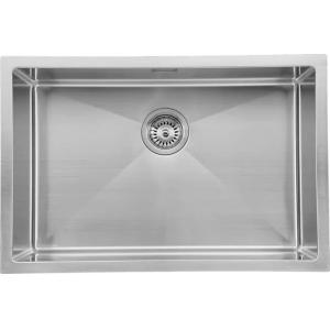 Fregadero de acero inox rectangular ANDEMEN Urano Acero 68.6 x 45.7 cm