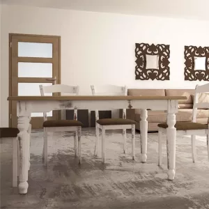Mesa Comedor Provenzal Fija o Extensible