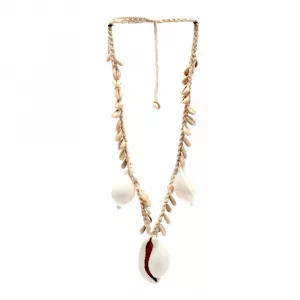 The Big White Cowrie Shell Necklace