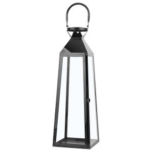 Linterna decorativa negra 42 cm CRETE