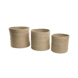 Conjunto de 3 canastas beige arena ARTIGALA