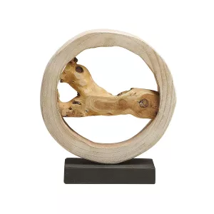 Figura decorativa Madera de abeto Madera clara OCAMPO